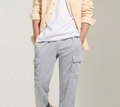 Quần nỉ CK unisex túi hộp dư xịn