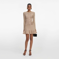 Váy mini dệt kim LUREX