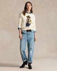 Áo len cổ tròn Polo Bear Cotton