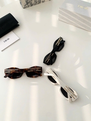 CDior B1U cat-eye acetate and gold-tone sunglasses