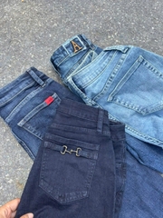 Quần denim Costance co giãn ống vảy
