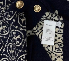 Cardigan Tory Burch khuy logo