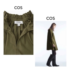 Váy sơ mi COS cổ bèo 2 màu