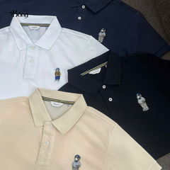 Áo Polo nam Hazzys cổ bẻ thêu gấu