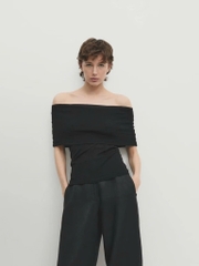 Áo thun trễ vai Massimo Dutti 3 màu