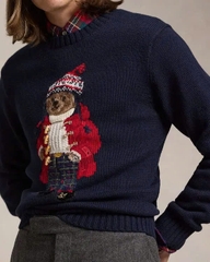 Áo len Polo bear Noel