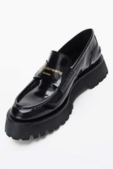 Loafer AlexanderWang đen bóng