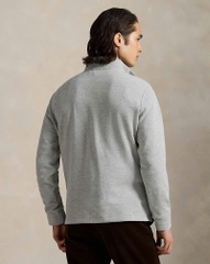 Áo len Polo cổ trụ kéo khoá 5 màu 81% cotton
