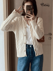 CDG Polo vặn thừng  khuy to 6 màu tuồn auth