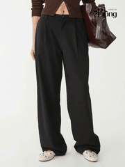Quần suông Stradivarius lưng chun 2 màu