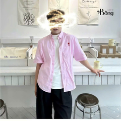 Sơ mi nam AMI ngắn tay cổ đức 5 màu