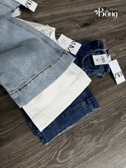 Quần denim Zara dáng suông 3 màu