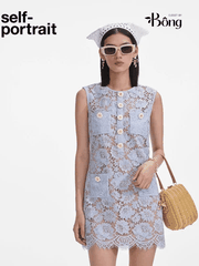 VÁY MINI REN XANH MỊN