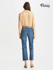 Quần denim Tory Burch dư xịn