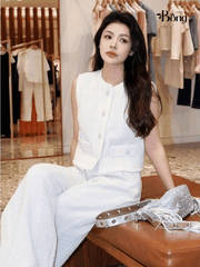 Quần Maje chất dạ bling viền