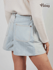 Quần short denim Polo RL ống rộng