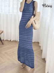 VÁY MIDI ĐAN KIM LOẠI