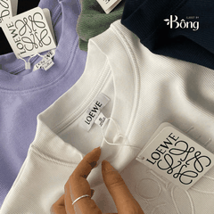 Croptop LOEWE cổ tròn 7 màu