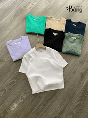 Croptop LOEWE cổ tròn 7 màu