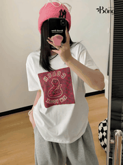 Tshirt COACH màu trắng logo snake