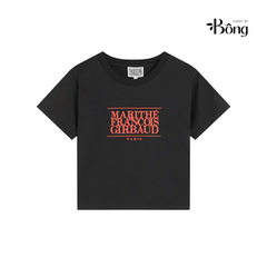 Tshirt croptop Marithe 5 màu in chữ ngực
