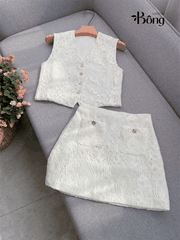SET GILE REN VIỀN CỔ VEST