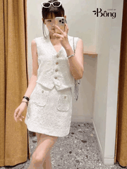 SET GILE REN VIỀN CỔ VEST