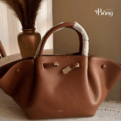 Túi TOTE DEMELLIER da sần 4 màu Sz47x21x14