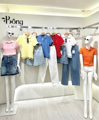 Polo Raulph Lauren cổ đức len thừng ngắn tay tuồn auth