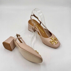 Slingback Tory Burch da thật logo 2 màu