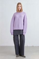 ÁO LEN CỔ TRÒN MOHAIR