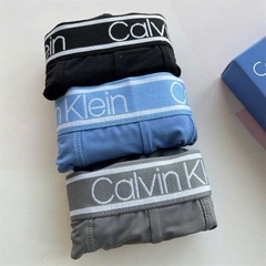 Set quần boxer đùi nam CK hộp 3c