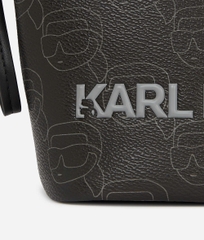Túi Karl Largerfeld ikon monogram tote bag in leather