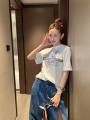 Tshirt Gucci logo thỏ 2 màu