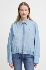 Jacket Polo Ralph Lauren denim cổ trụ