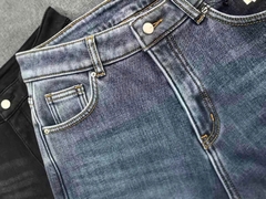 Quần denim ICICLE suông lót lông