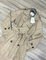 Trenchcoat Stradivarius da lộn