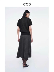 Áo gile COS cổ V dáng loose màu tàn