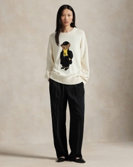 Áo len cổ tròn Polo Bear Cotton