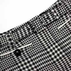 Chân váy ngắn họa tiết houdstooth