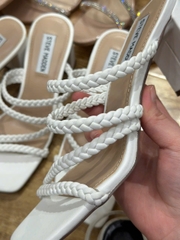Guốc Steve Madden dây tết bản nhỏ 4 màu