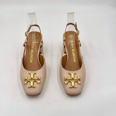 Slingback Tory Burch da thật logo 2 màu