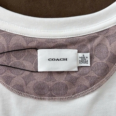 Tshirt Coach cổ tròn logo Cherry