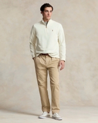 Áo len Polo cổ trụ kéo khoá 5 màu 81% cotton