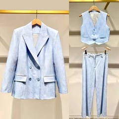 Blazer Maje xanh dương