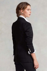 Blazer Polo 100% cotton 1 khuy huy hiệu PRL 2 màu