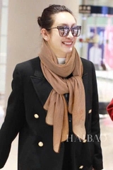 Khăn Loro len cashmere viền 4 màu