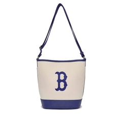 Túi Xách MLB Bucket Canvas Logo Boston