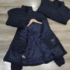 Áo khoác phao dài tay cổ trụ