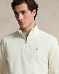 Áo len Polo cổ trụ kéo khoá 5 màu 81% cotton